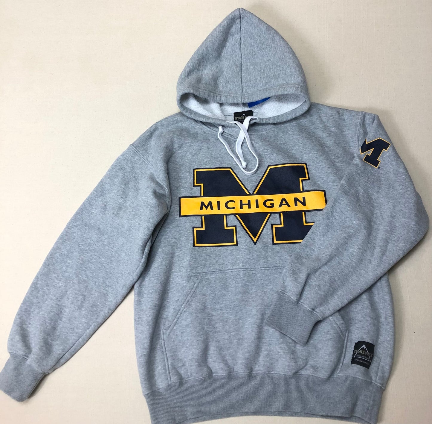 Grey  Stone Peak Pullover Hoodi, 14Y