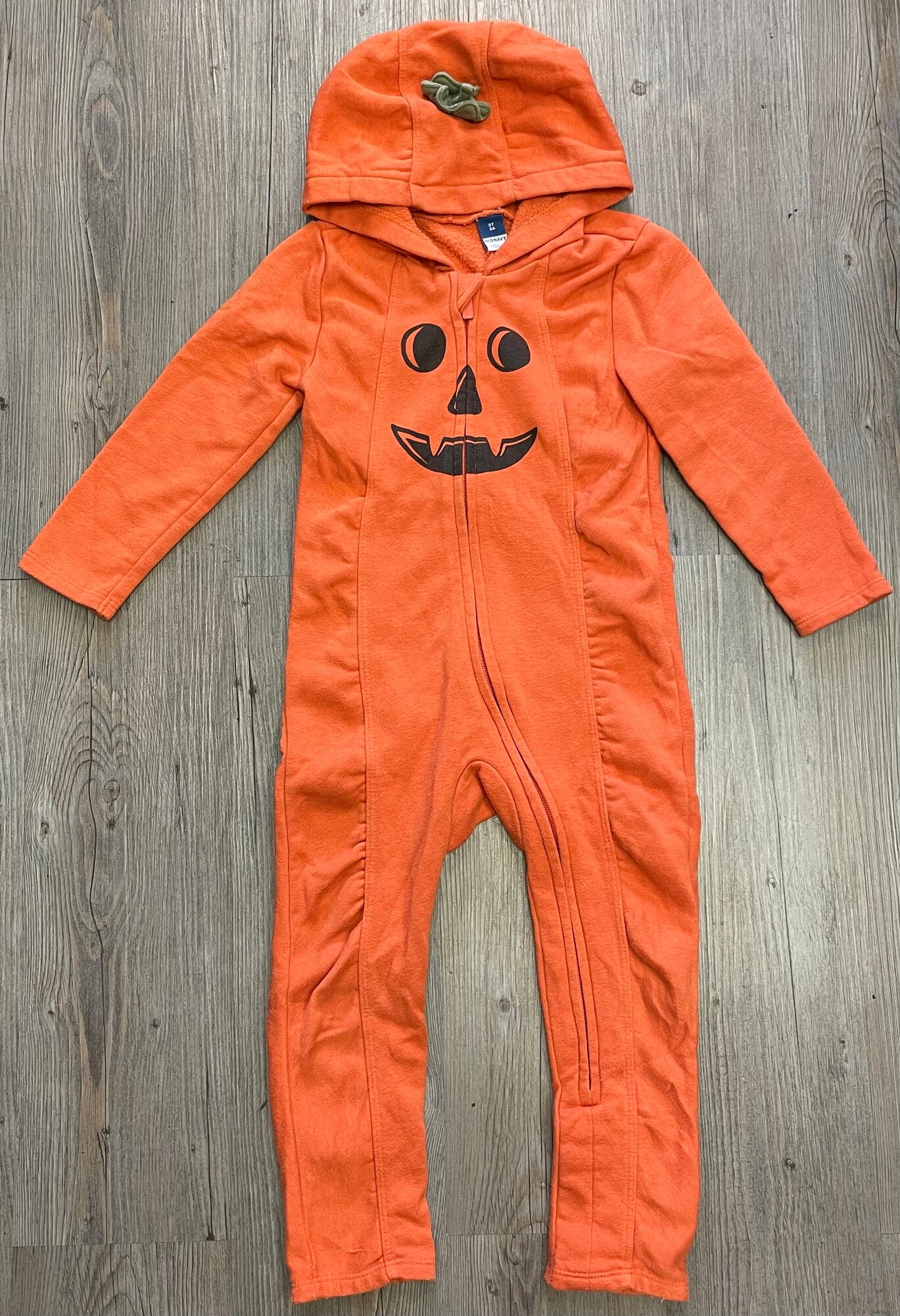 Orange  Old Navy Hooded Onesie, 3Y