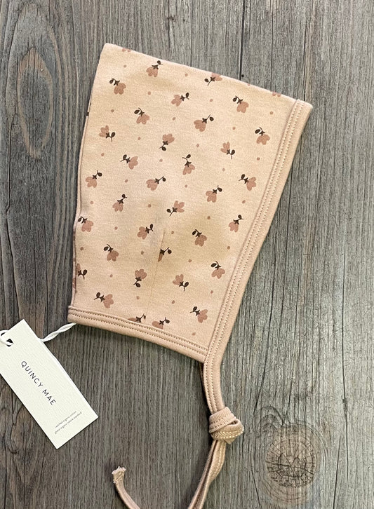 Apricot  Quincy Mae Baby Bonnet, 3-6M