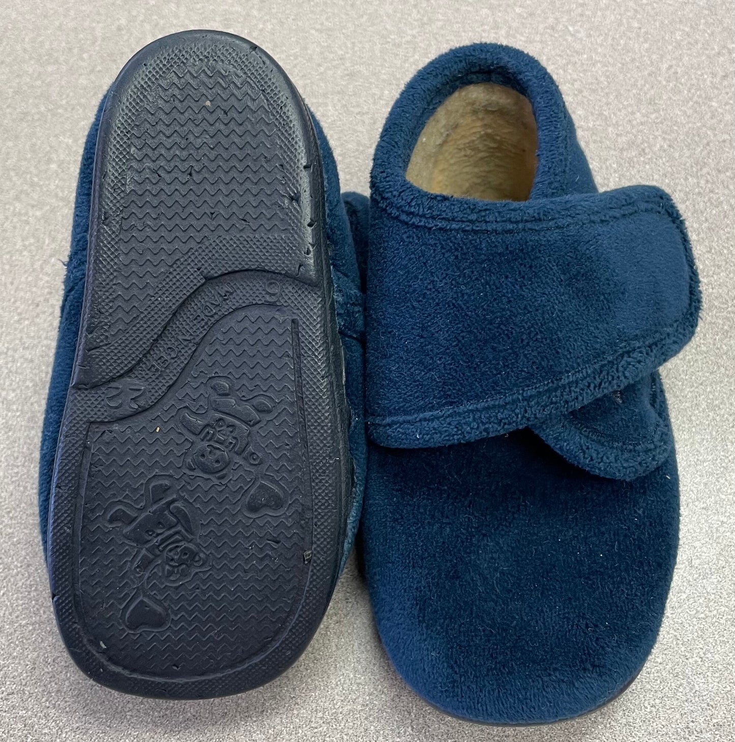 Navy  Indoor Shoes, 6T