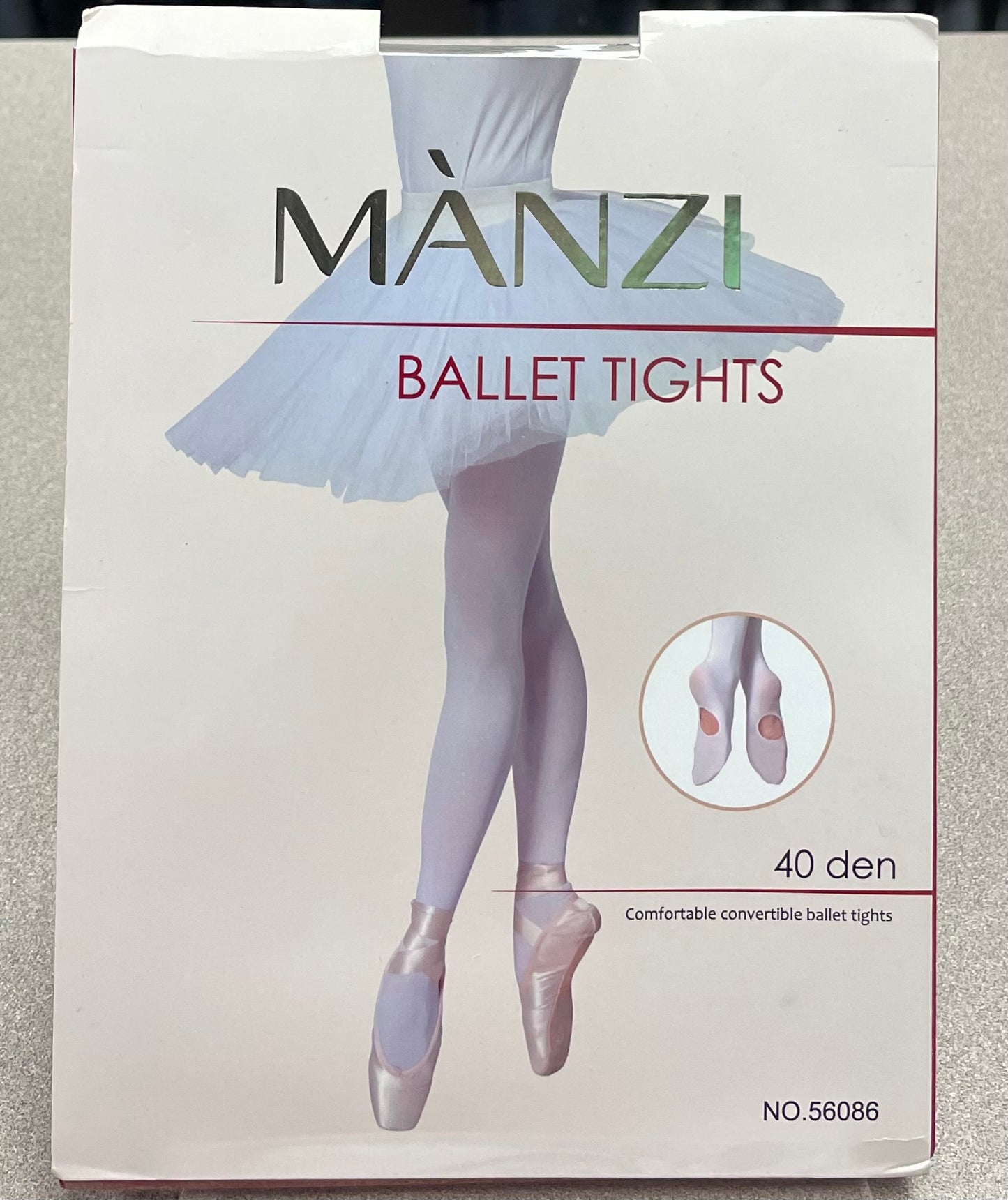 Black  Manzi Ballet Tights, 4-6Y