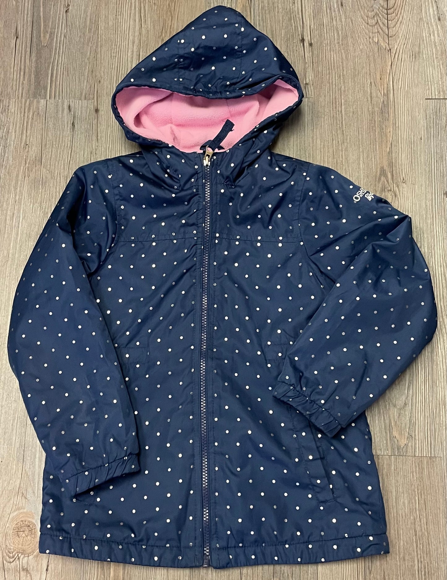 Navy  Oshkosh Lined Jacket, 6Y