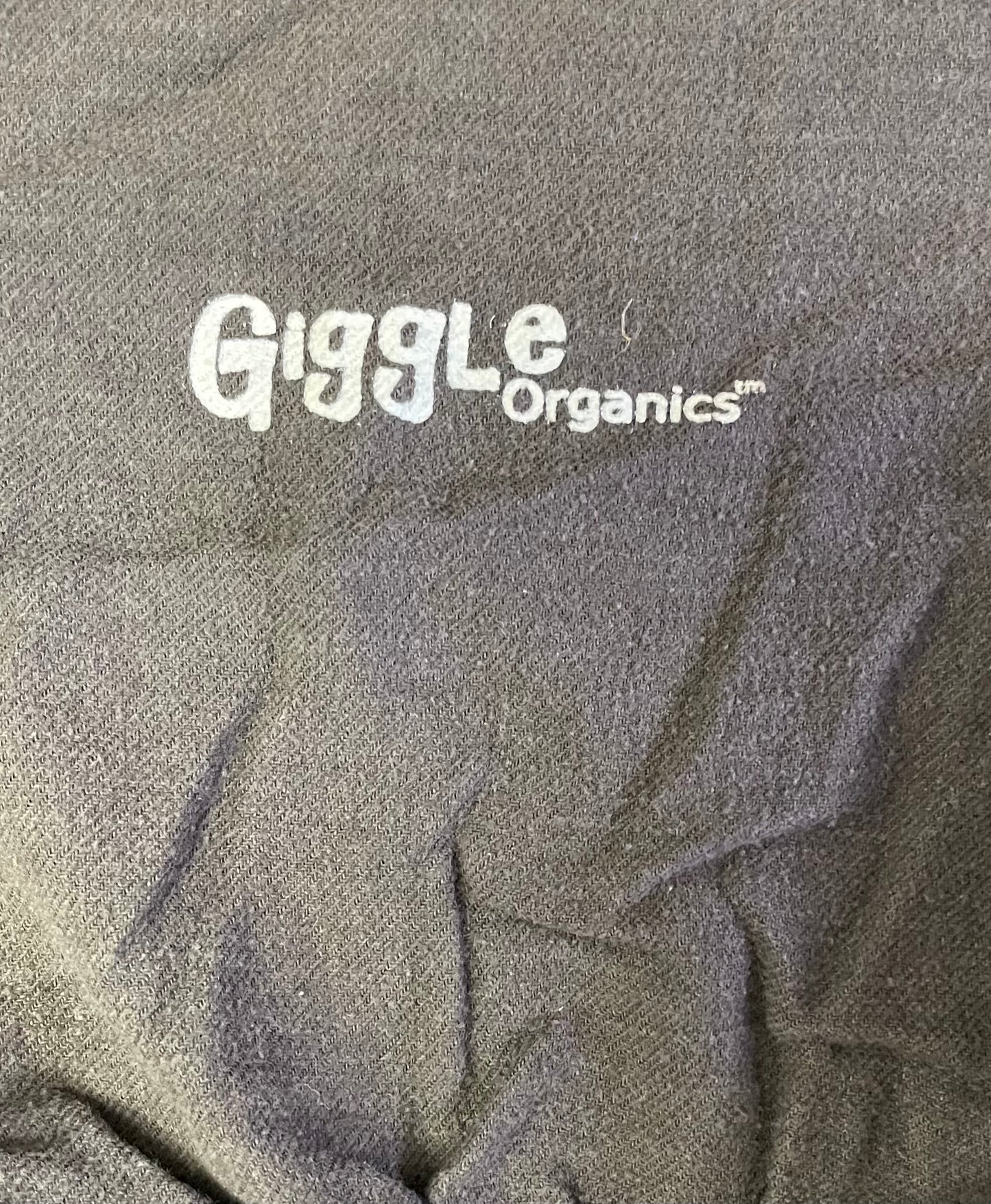Grey  Giggle Organics Pad Cover, Bassinett
