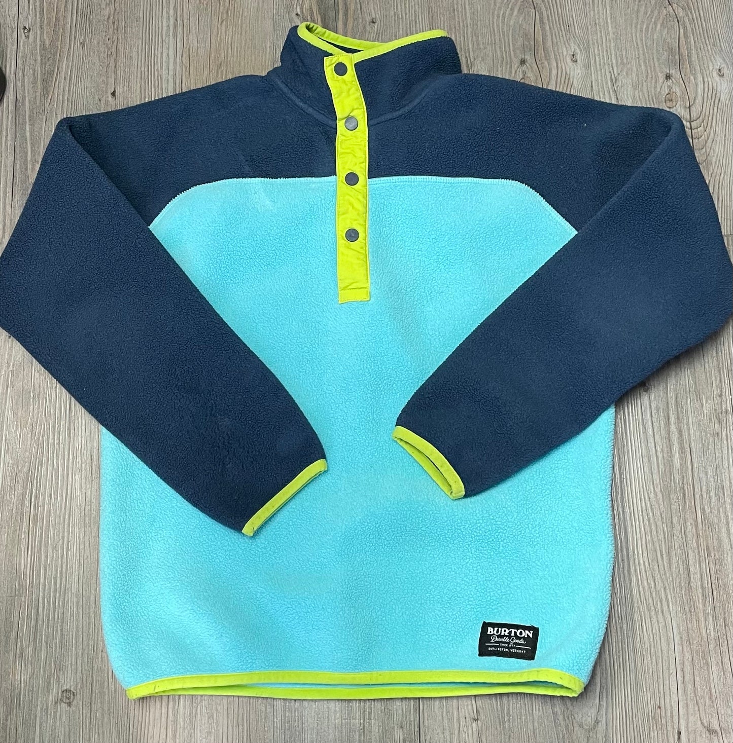 Multi  Burton Half Button Sweat, 10-12Y