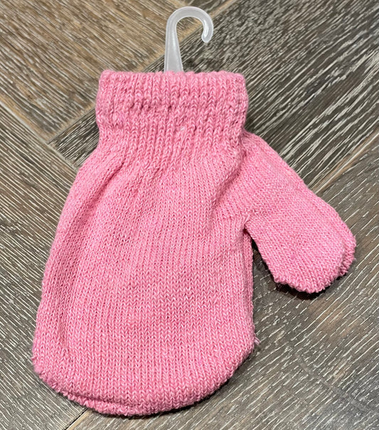 Pink  Gertex Knit Mitten, 2-3Y