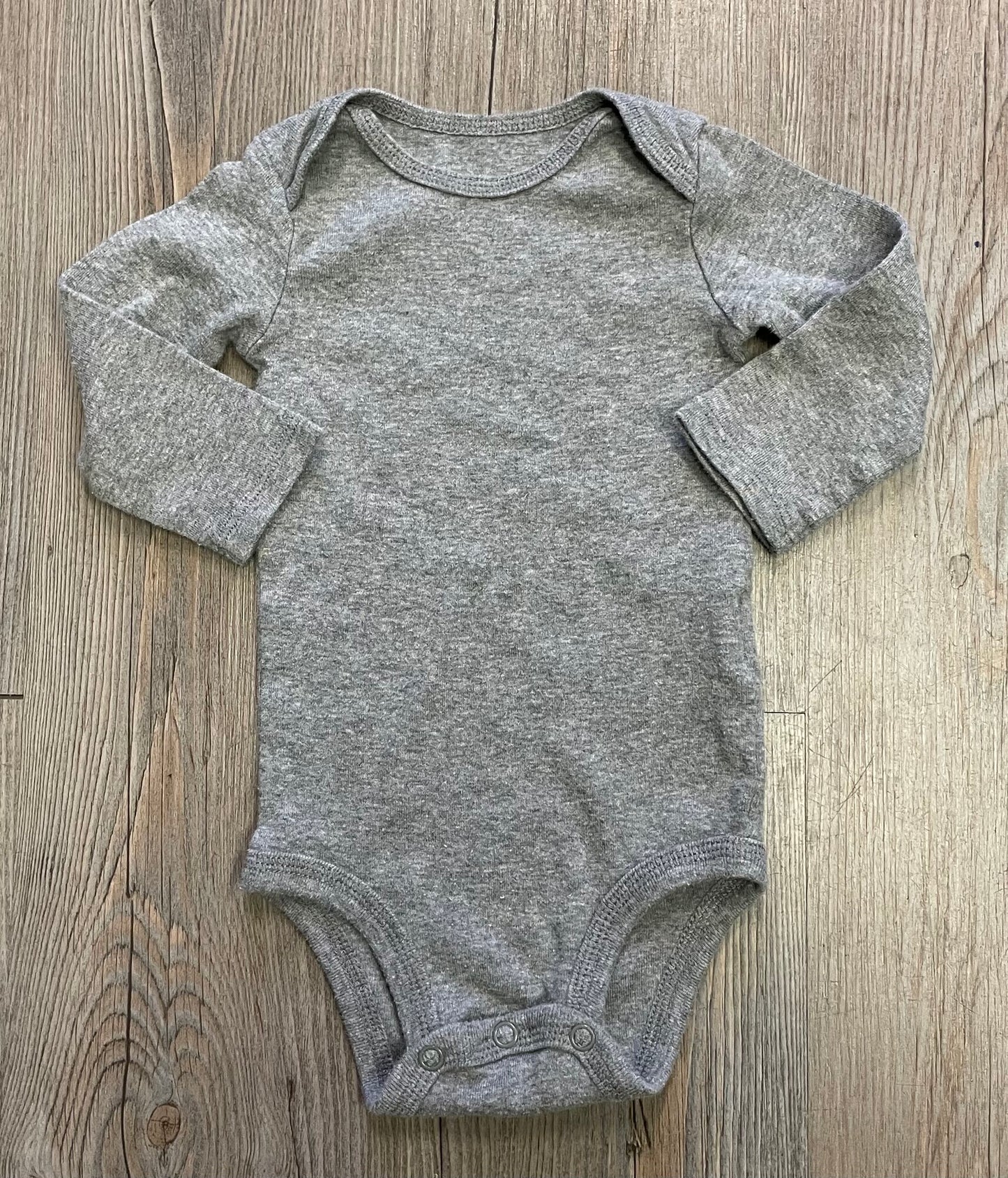 Grey  Carters Pj Onesie, 3-6M