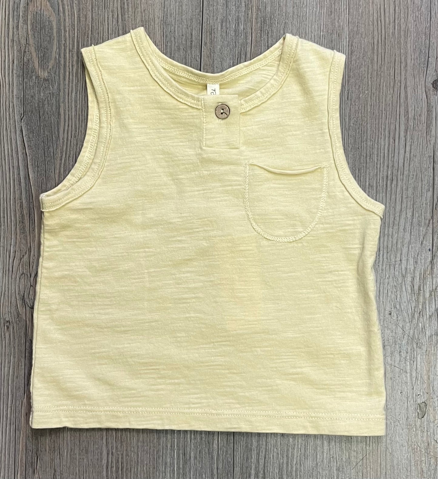 Lemon  Rylee + Cru Jersey Button, 6-12M