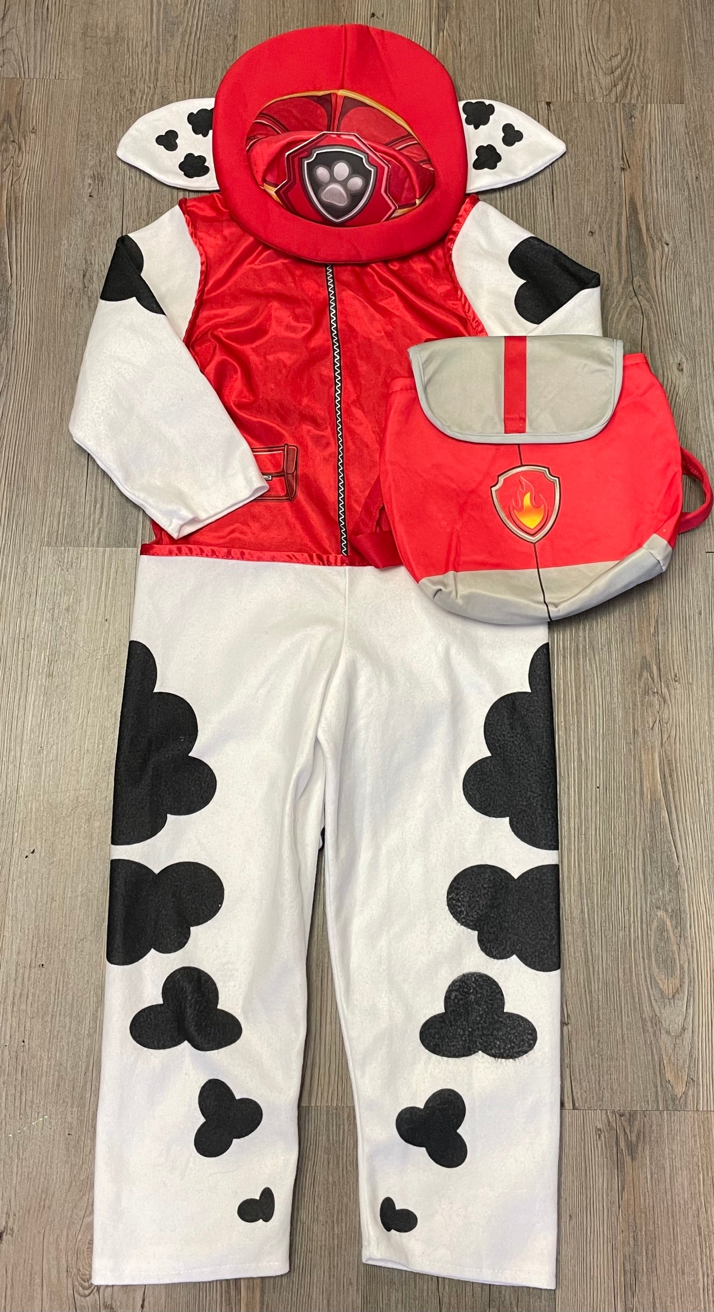 Red  Marshall Costume, 5-6Y