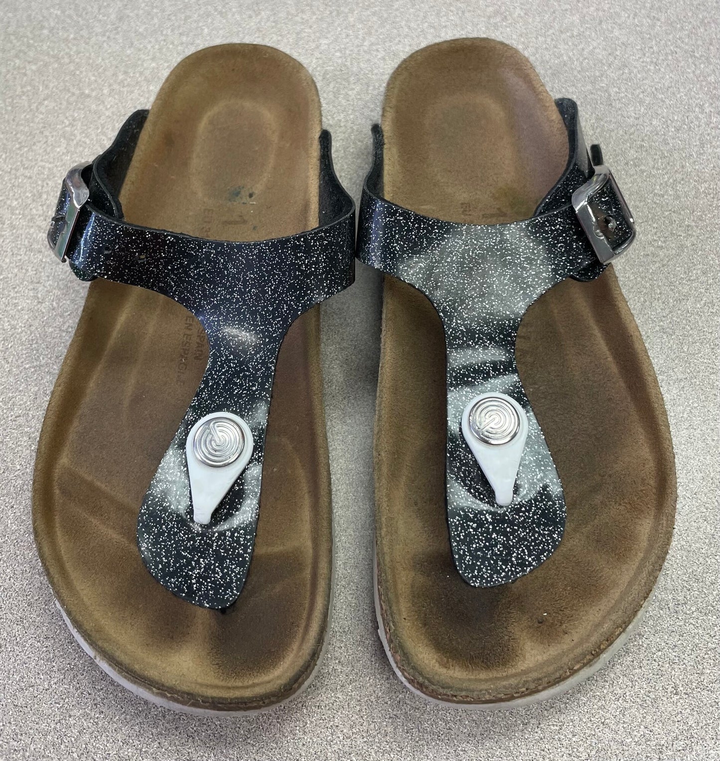 Black  Genius Flip Flop, 13Y