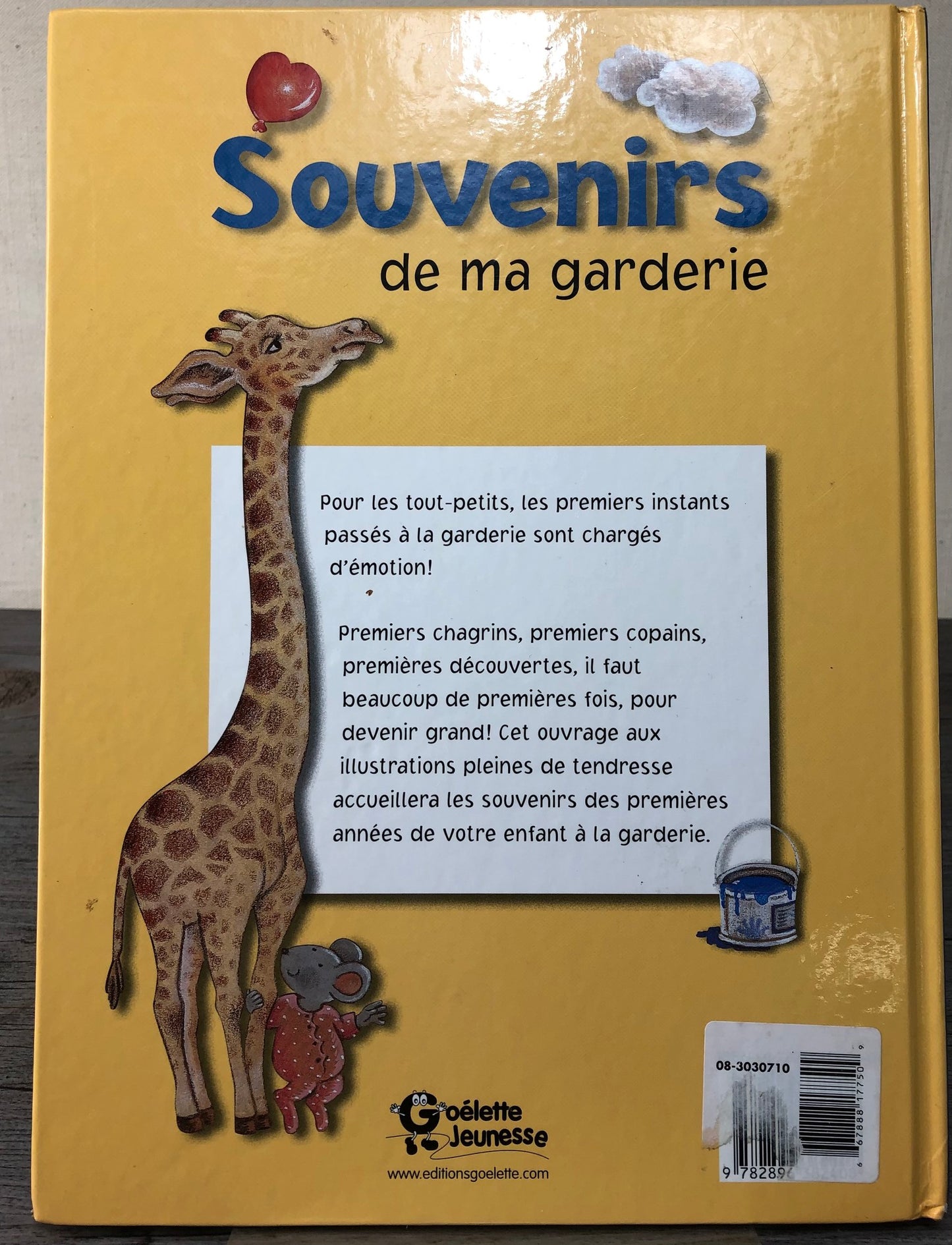 Multi  Souvenirs De Ma Garderie, Hardcover