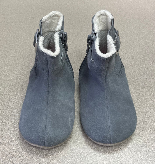 Grey  Robeez Suede Booties, 5T