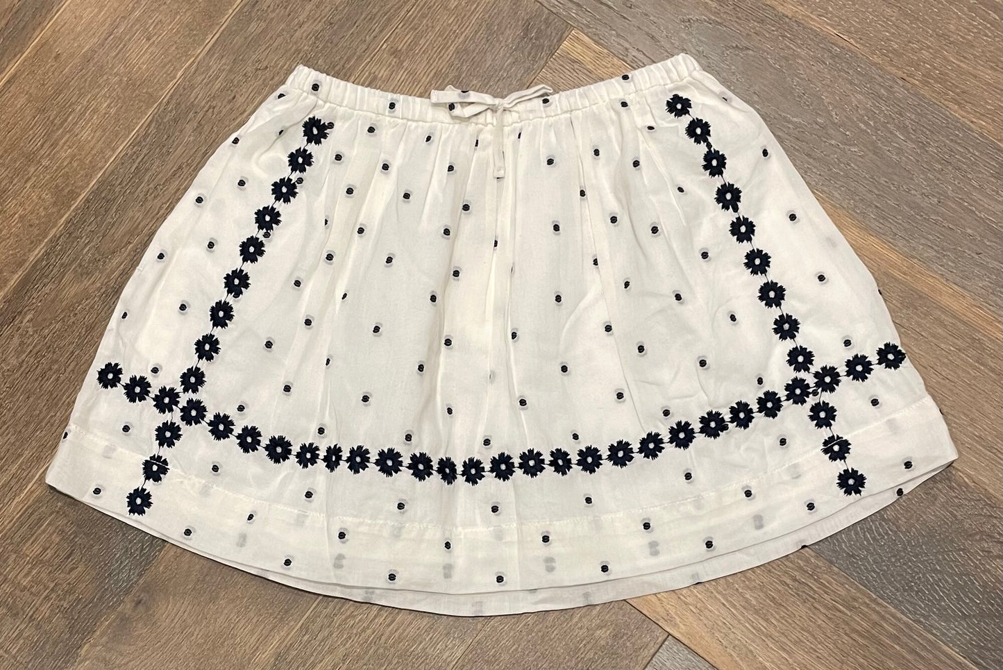 White  Crewcuts Skirt, 4-5Y