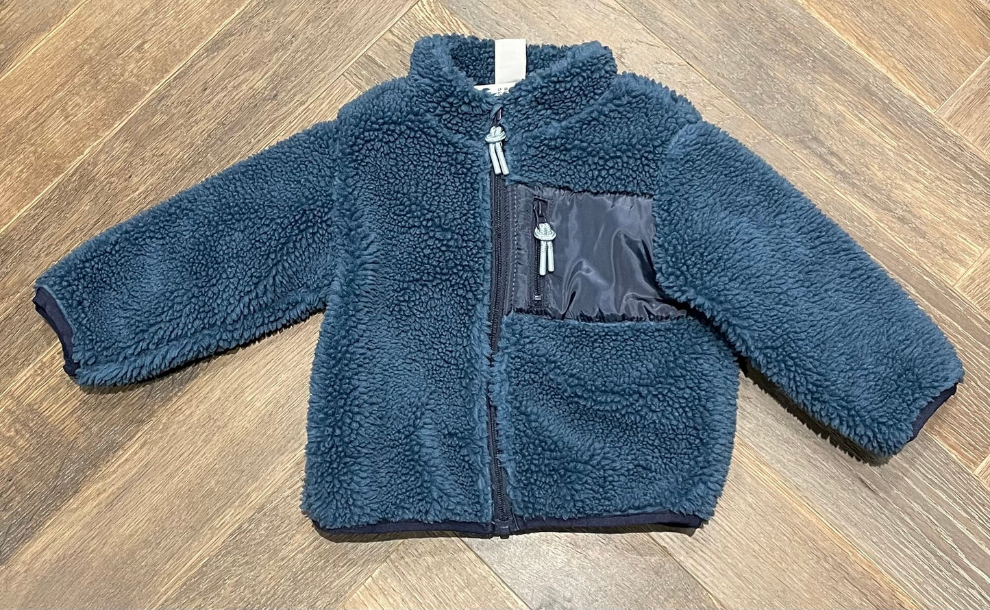 Blue  H&M Sherpa Jacket, 9M