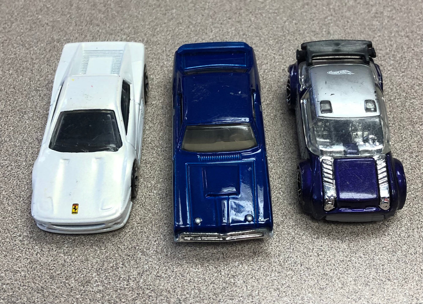 Multi  Hotwheels Cars, 3pc