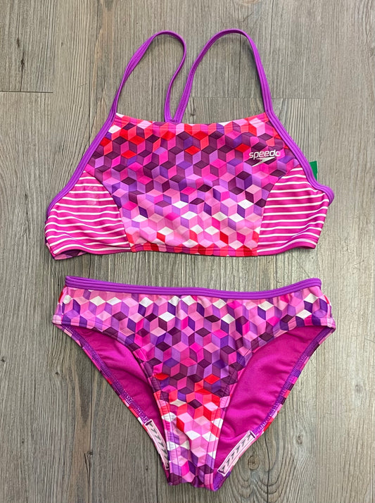 Pink  Speedo Bathing Suit 2pc, 12Y