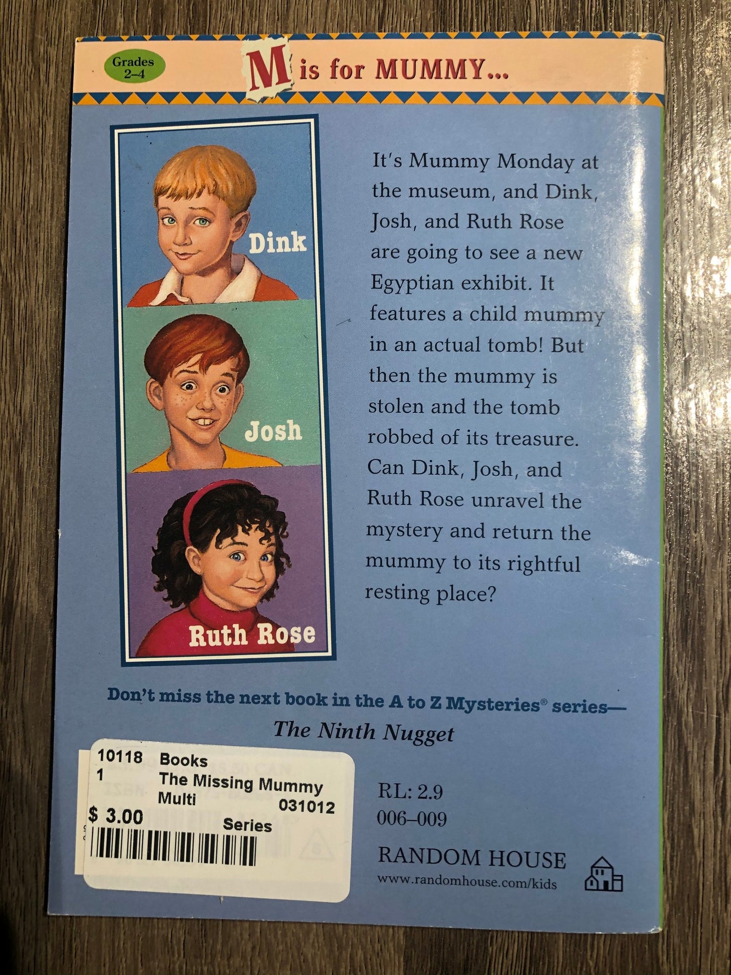 Multi  The Missing Mummy, Series