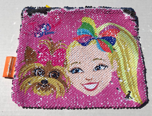 Multi  Sequin Pouch, 9 Inx7.5in