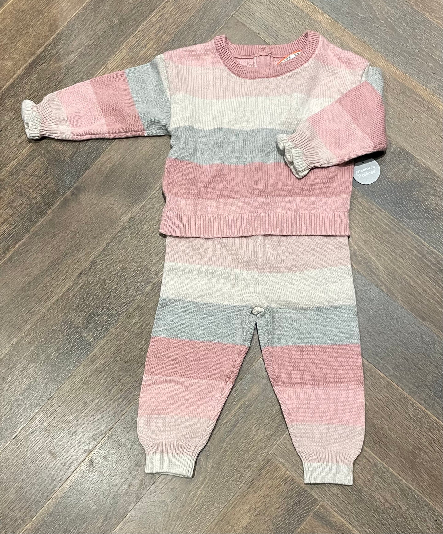 Multi  Gap Knit Sweat Set, 12-18M
