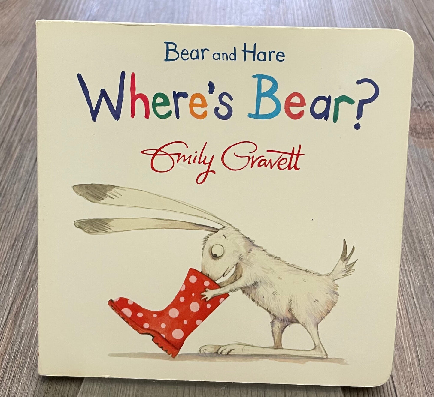 Multi  Bear And Hare Wheres Bear, Boardbook