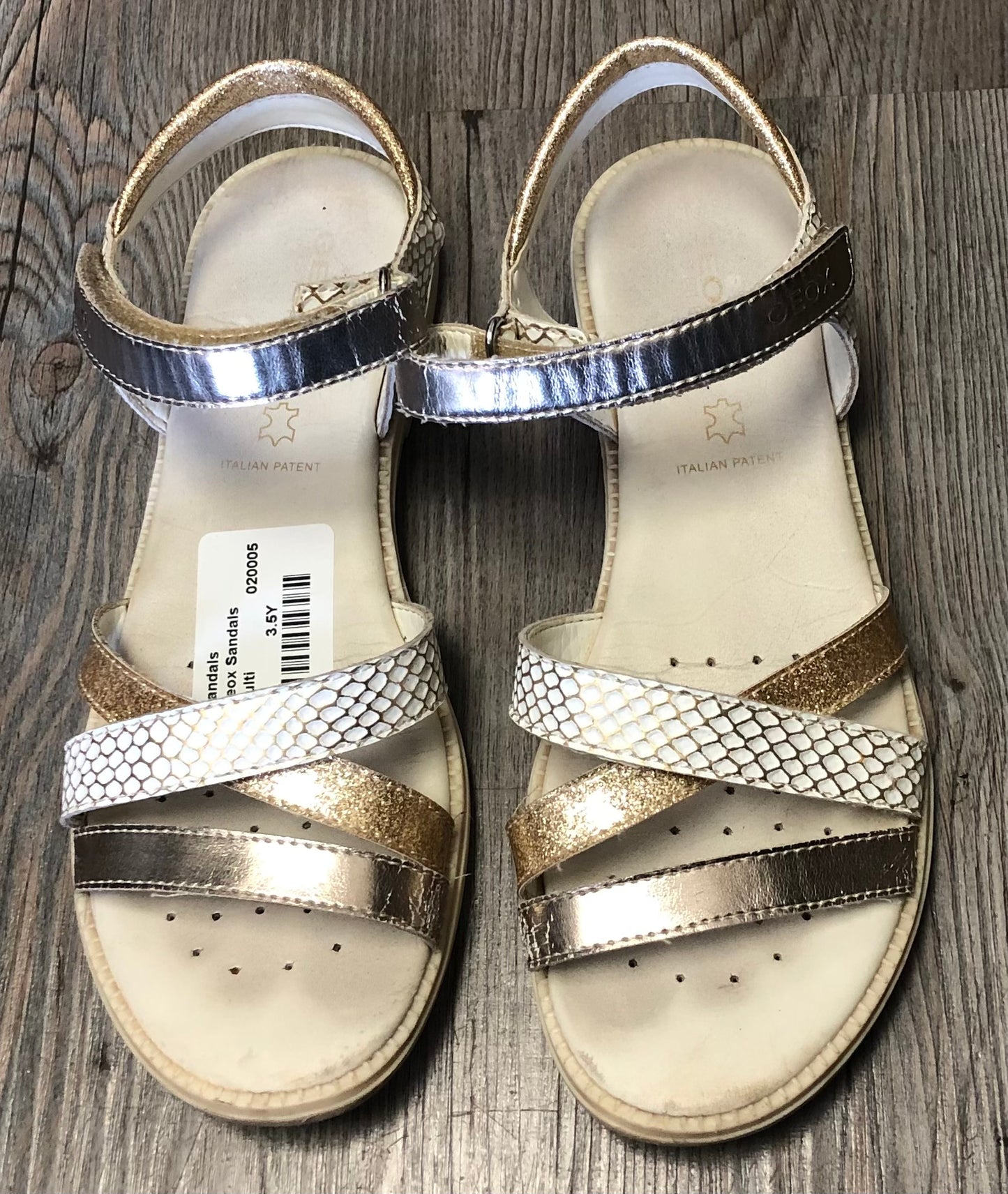 Multi  Geox Sandals, 3.5Y