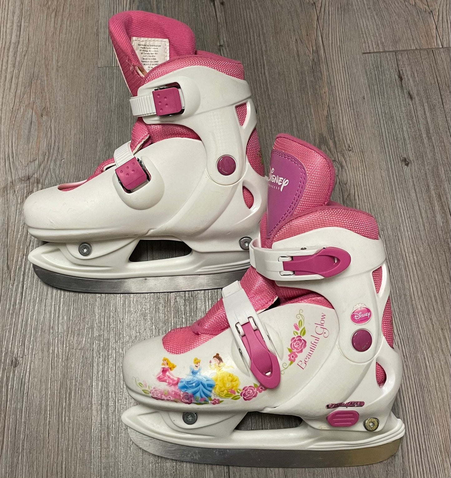 Pink  Disney Princess Hockey Sk, 12-2Y