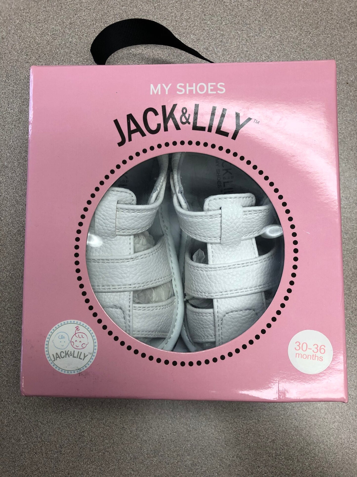 White  Jack And Lily Sandals, 30-36M
