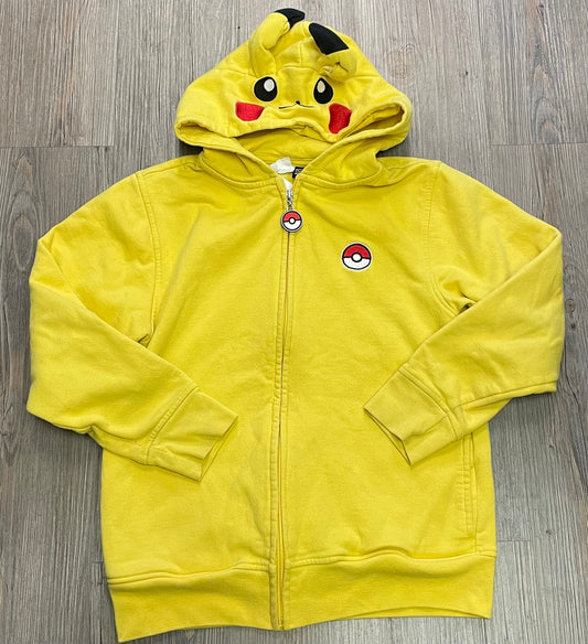 Yellow  Pokemon Zip Hoodie, 9-10Y