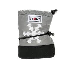 Grey  Stonz Booties -Snowflake, Small