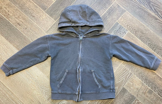 Grey  Zara Zip Hoodie, 4-5Y