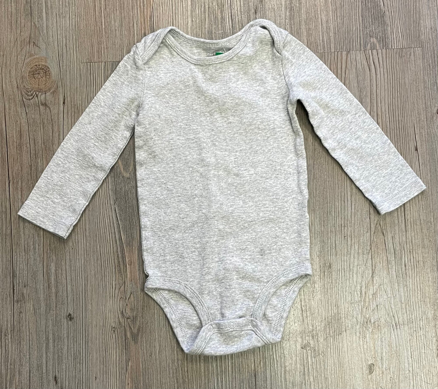 Grey  Carters Baby Onesie, 18M