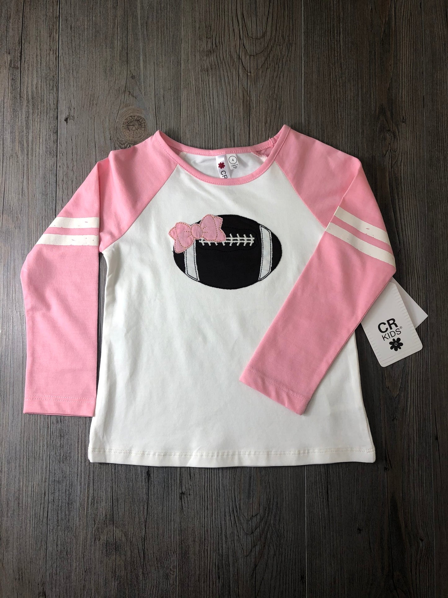 Pink  Football Top 4666, 4Y