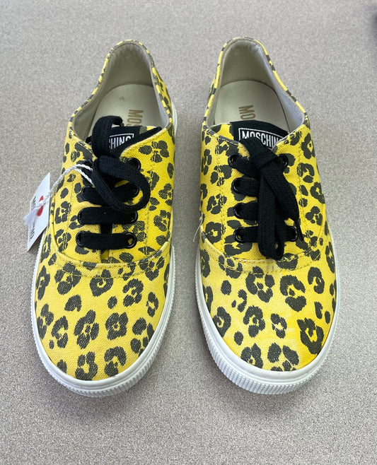 Yellow  Moschino Leopard Print Sh, 1Y