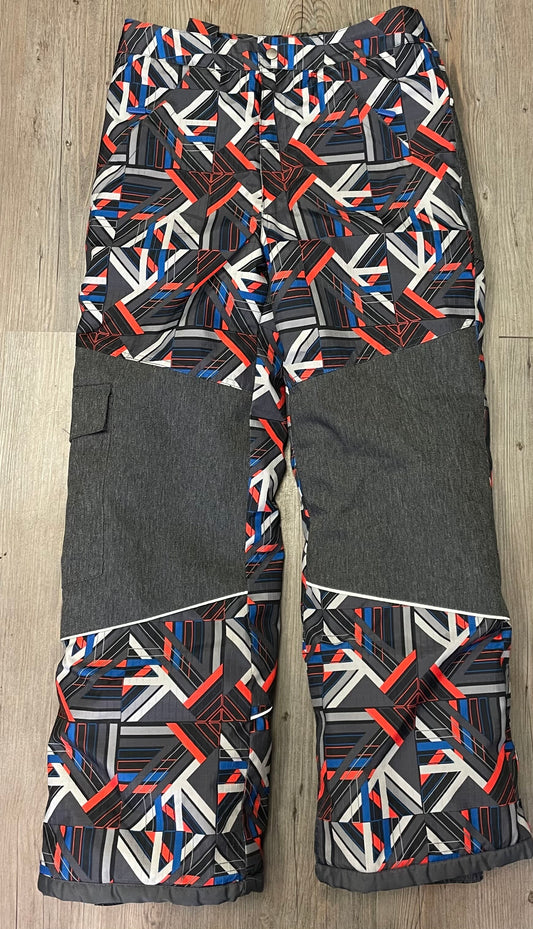 Grey  Monster Snow Pants, 10-12Y