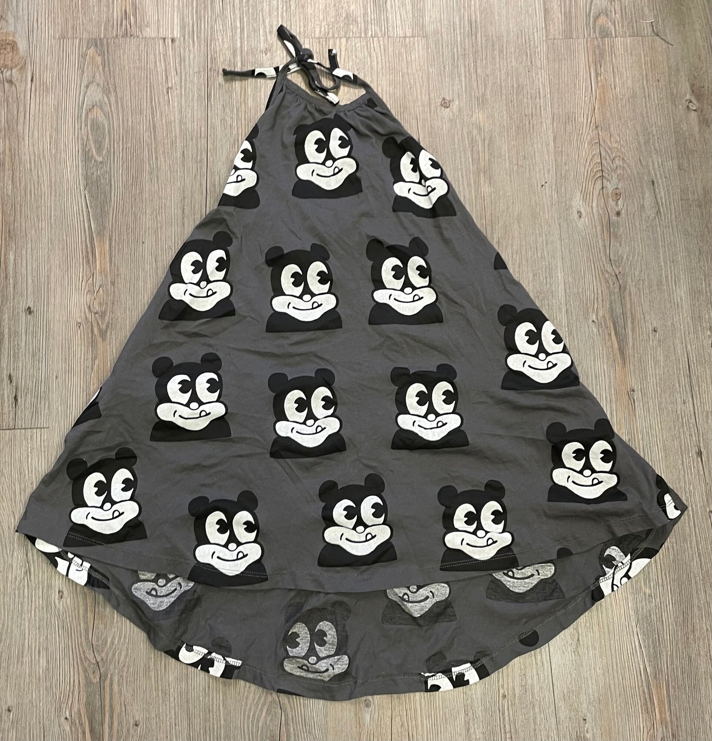 Blk/grey  NUNUNU Dress, 4-5Y