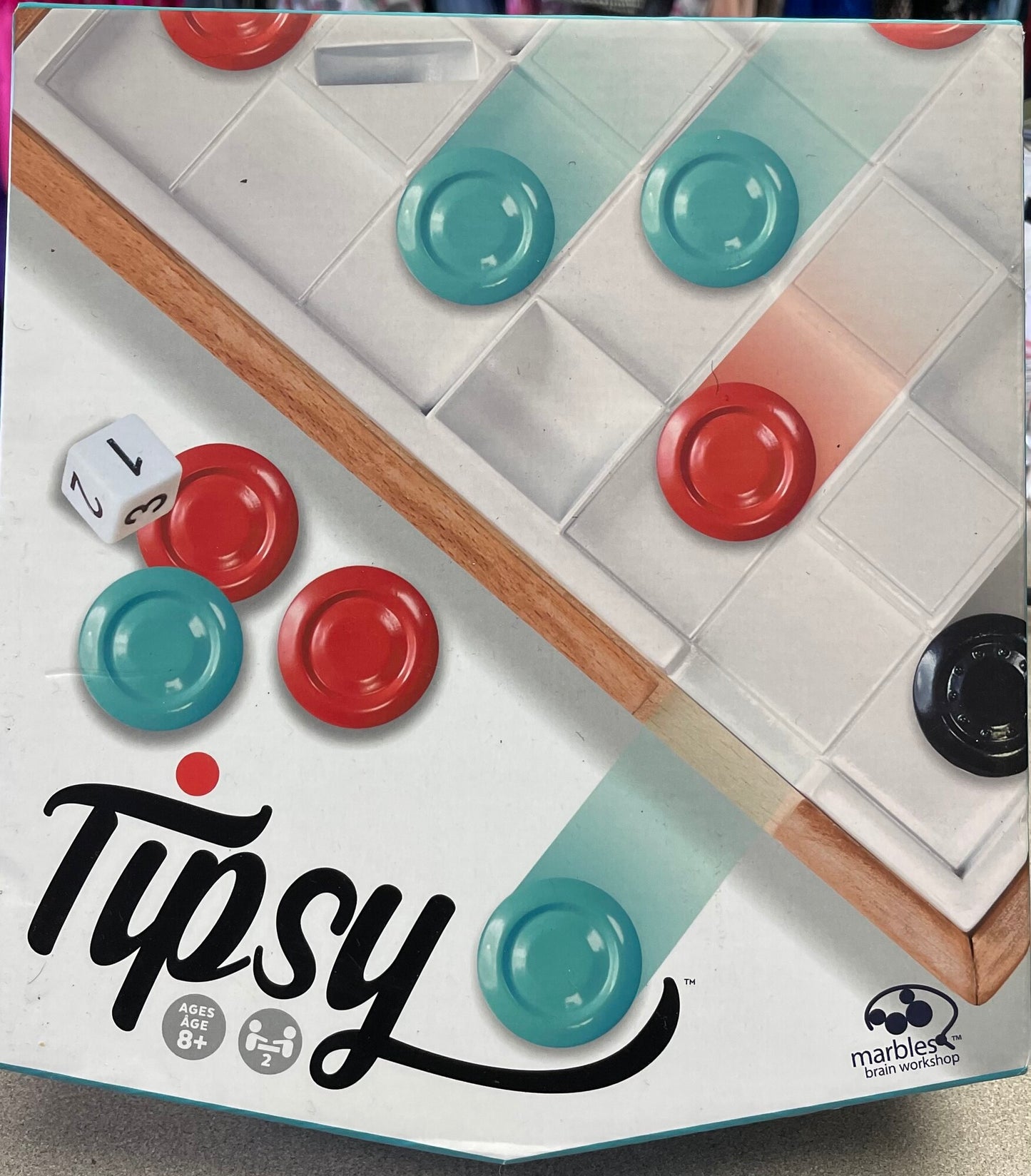 Multi  Tipsy Marbles Game, NEW