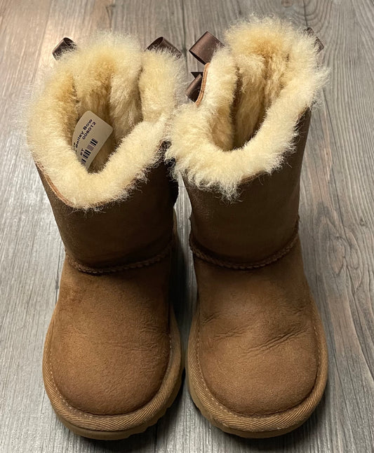 Brown  Ugg  Boots Bailey Bow 11, 8T