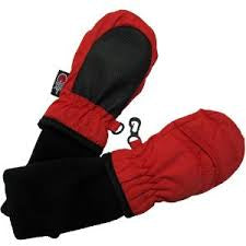 Red  Snowstoppers Nylon Mitten, Age 6-18M