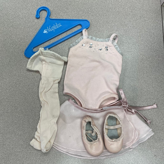 Pink  Ballet Leotard Outfit Set, 18 Inch