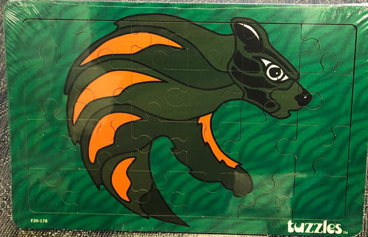 Green  Tuzzles Wooden Puzzle, 3Y+