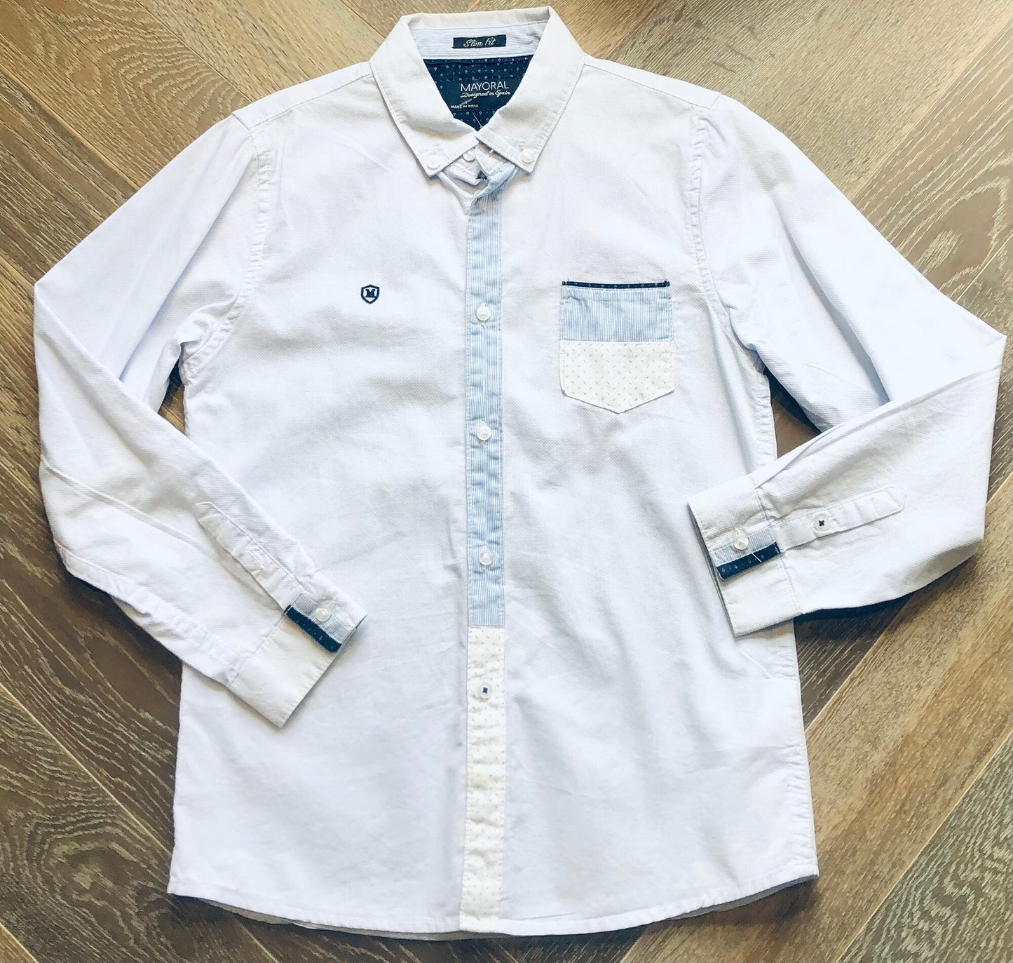 Blue  Mayoral Shirt, 8Y