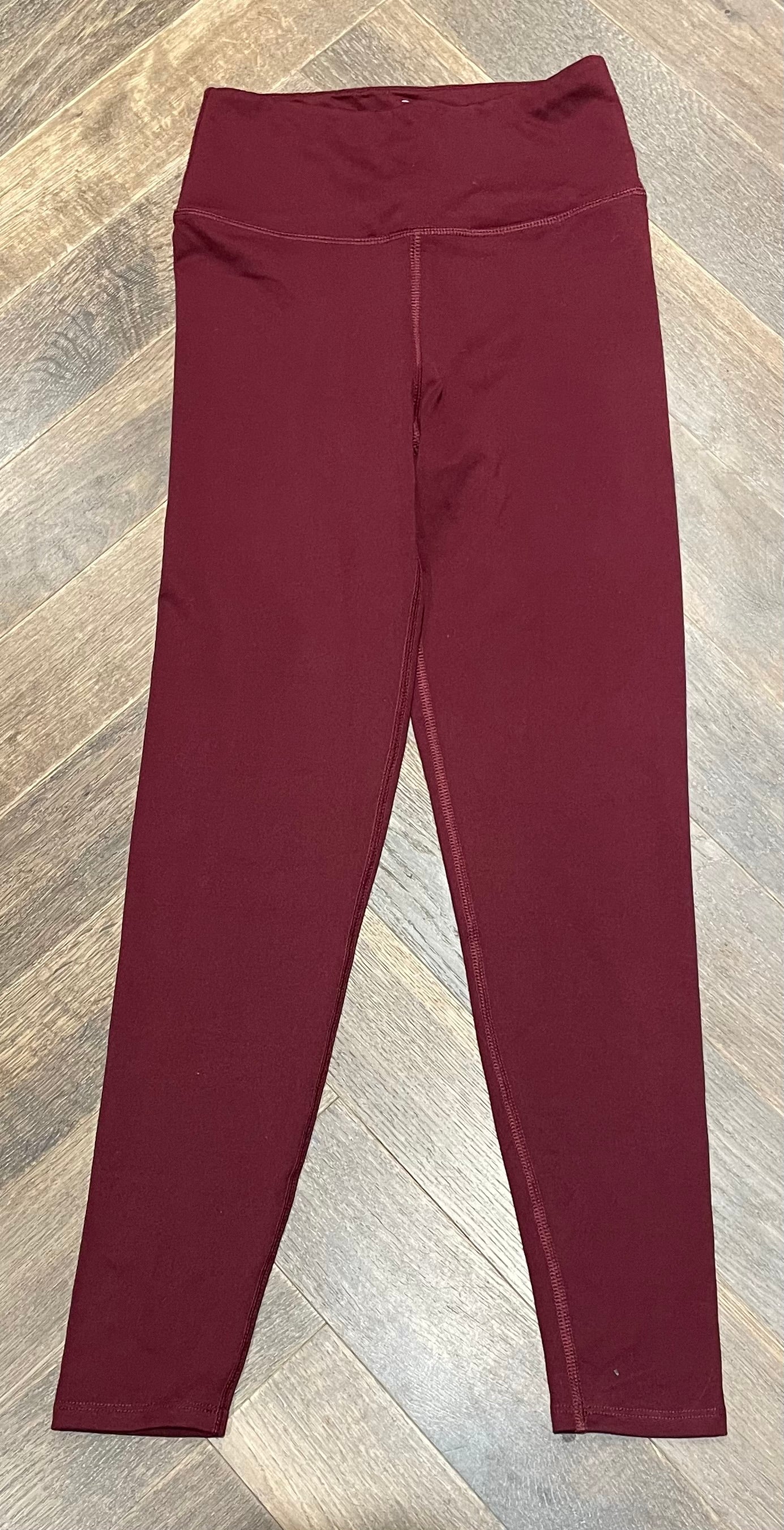 Maroon  Lazy Pants Legging, 14-16Y