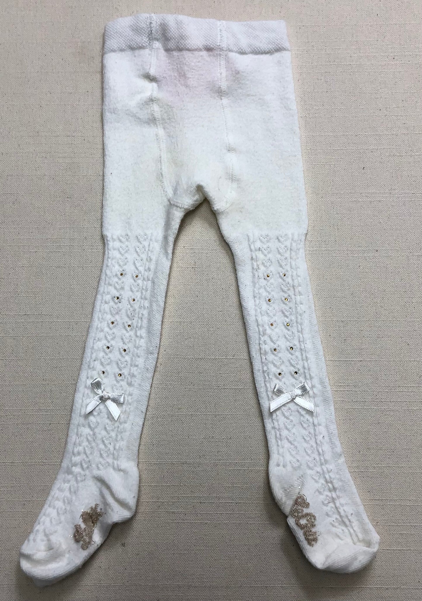White  Le Chic Tights, Infant