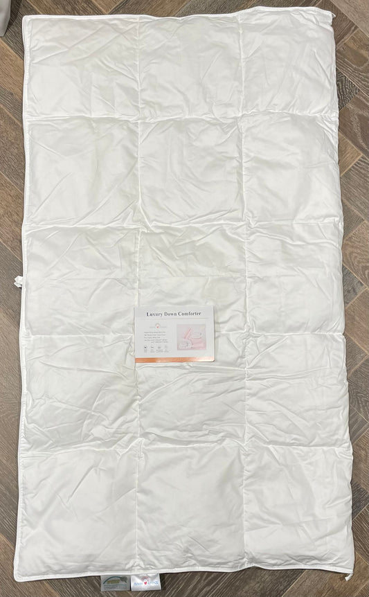 White  Baby Goose Baby  Comforte, Used