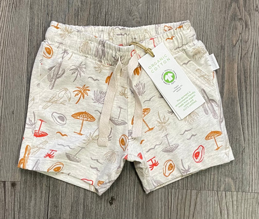 Oatmeal  Noppies Baby Short, 1-2M
