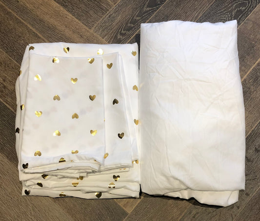 White  Bedding Set Double, Used