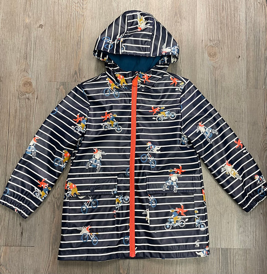 Navy  Joules Fleece Rain Jacket, 6Y