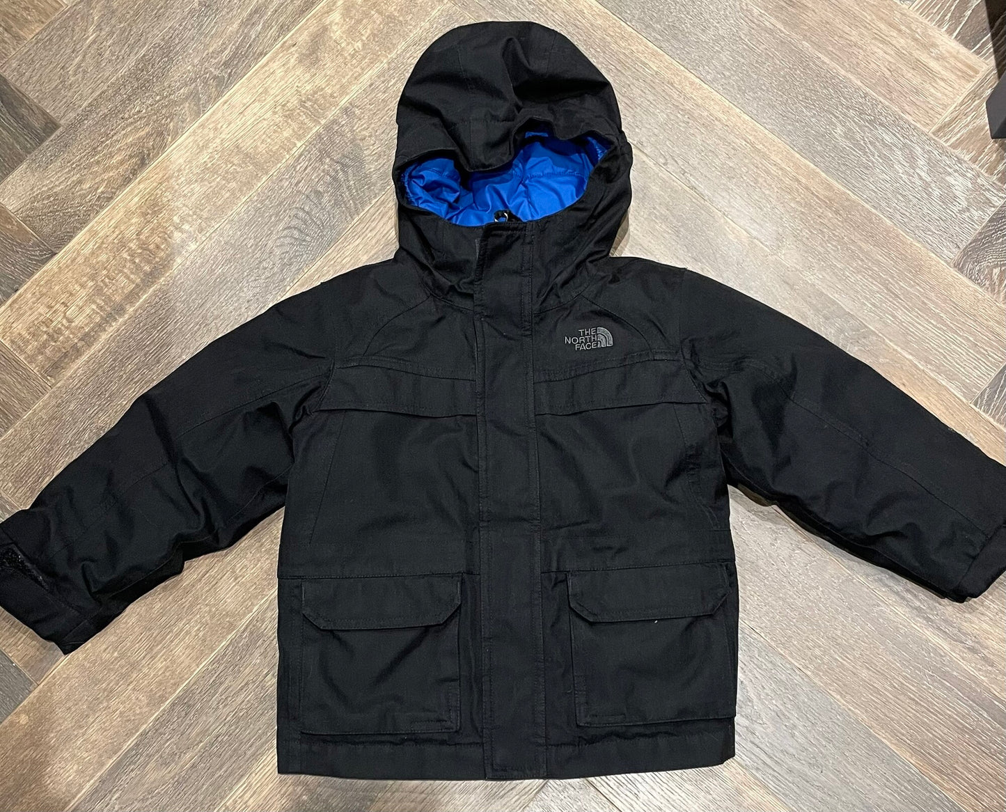 Black  Northface Down Jacket, 3Y
