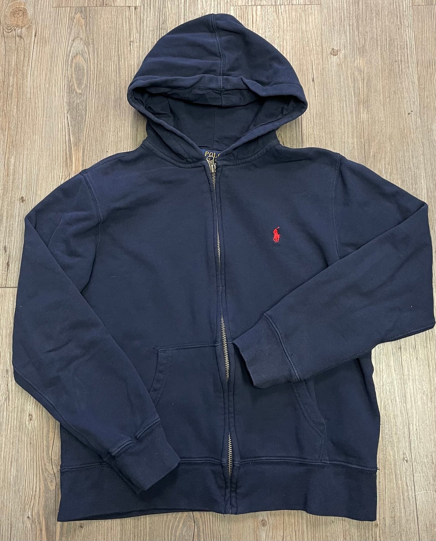 Navy  Polo Ralph Lauren Zip Hoo, 10-12Y