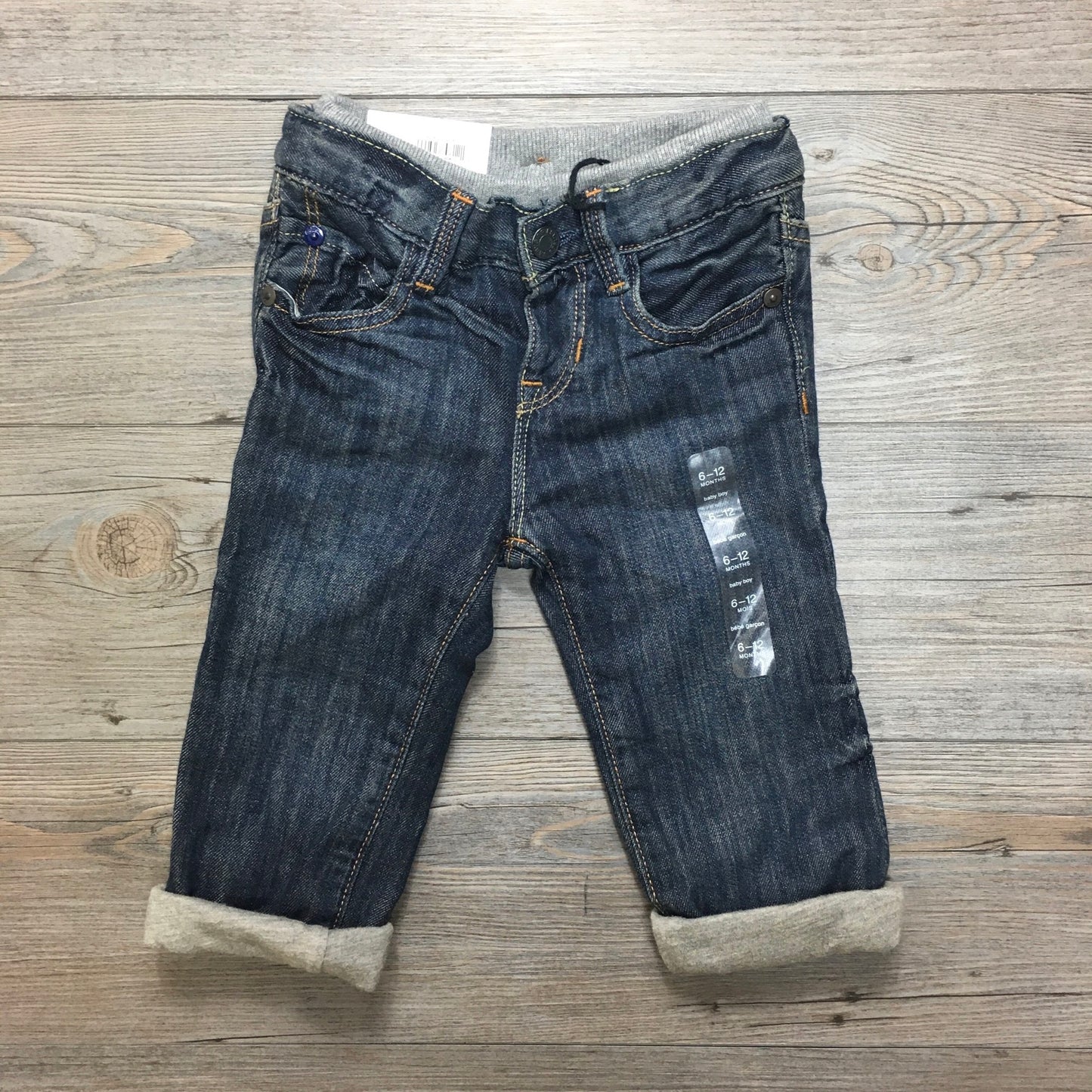 Blue  Gap Lined Jeans, 6-12M