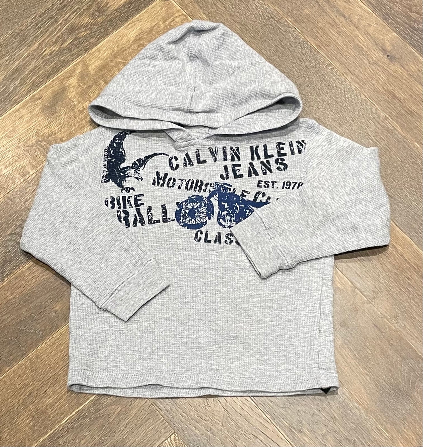 Grey  Calvin Klein Hoodie, 4Y